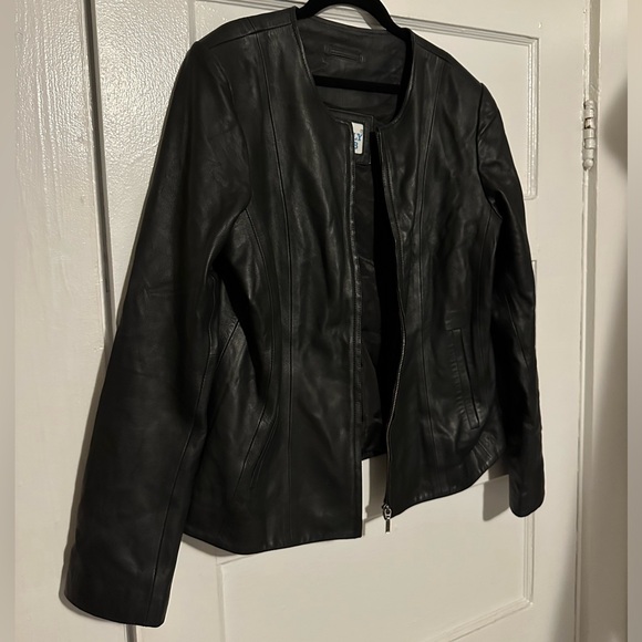 Black Leather Jacket - Picture 1 of 6